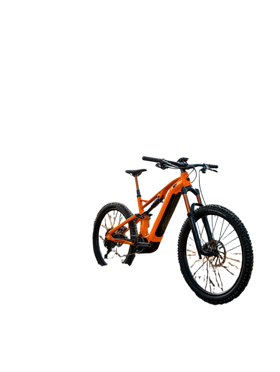 Electric Mountain Bike V2 Vinyl Car Decal Sticker – Waterproof & UV-Resistant